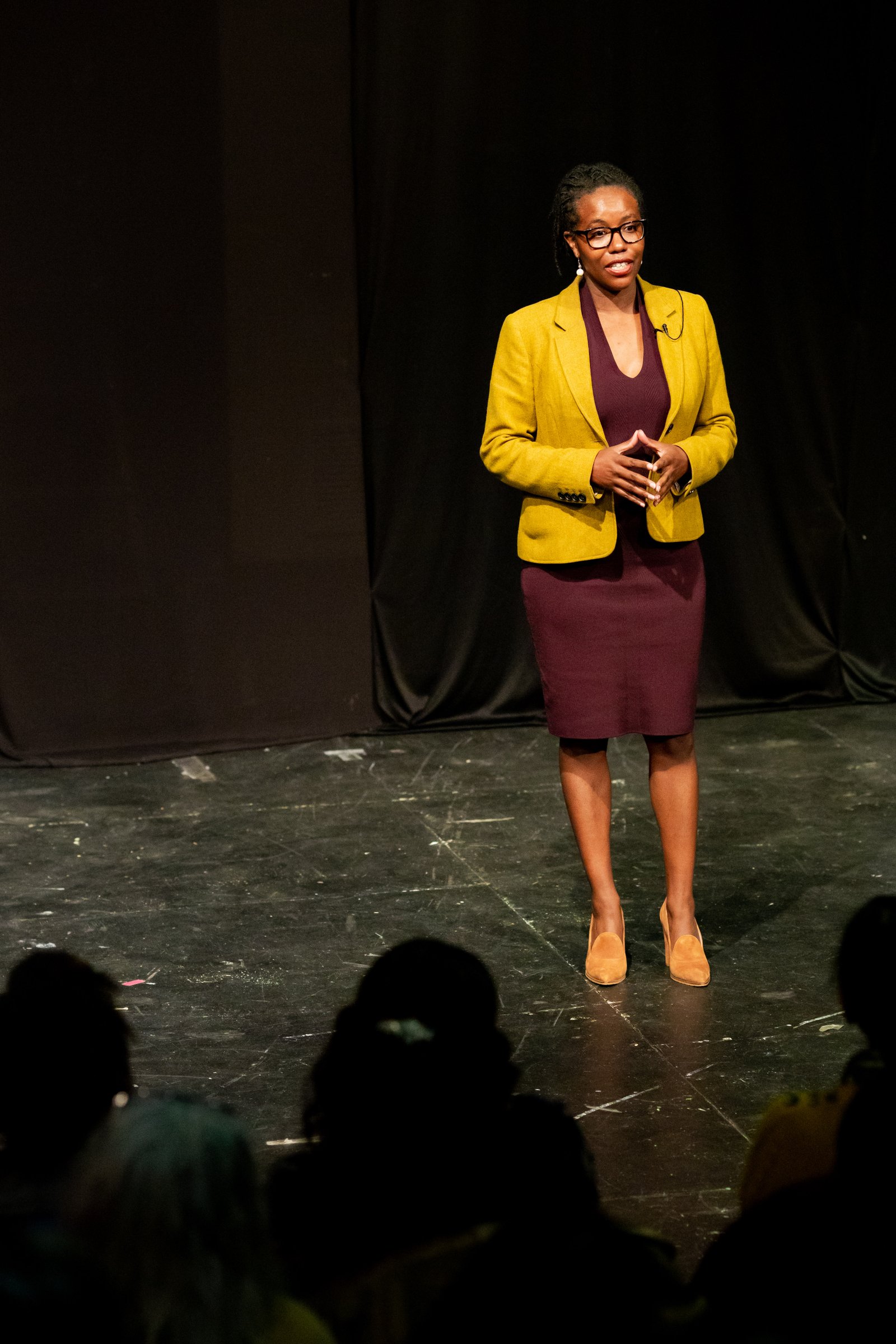 Natasha Williams speaking at an event